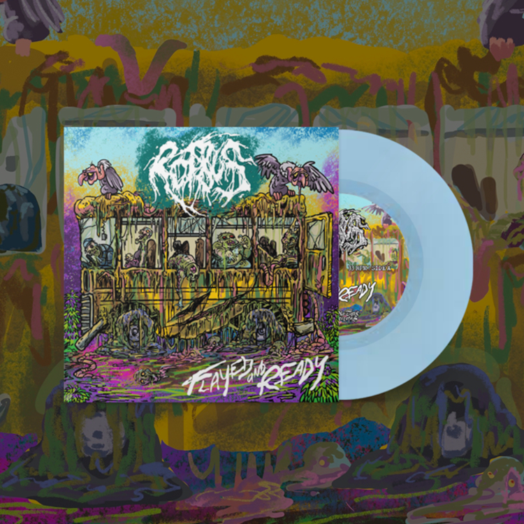 Rotbus - Flayed and Ready 7" (Blue) - Image 2