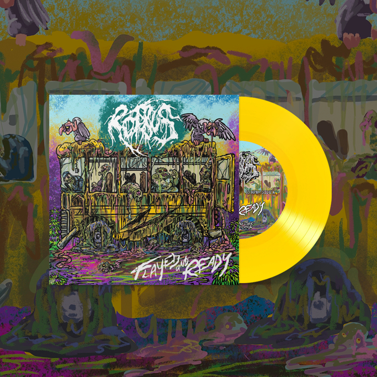 Rotbus - Flayed and Ready 7" (Yellow) - Image 2
